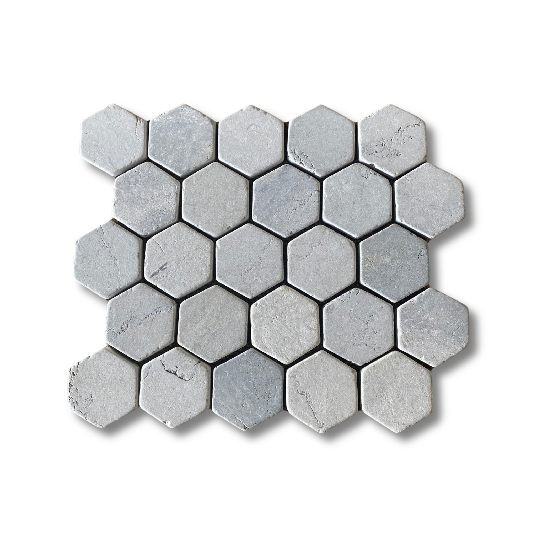 MOSAIQUE ESAGONO MIX WHITE LIGHT GREY GREY 30X30